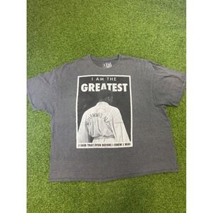 Muhammad Ali Graphic T-Shirt‎ Mens 2XL Charcoal Grey Boxing Tee